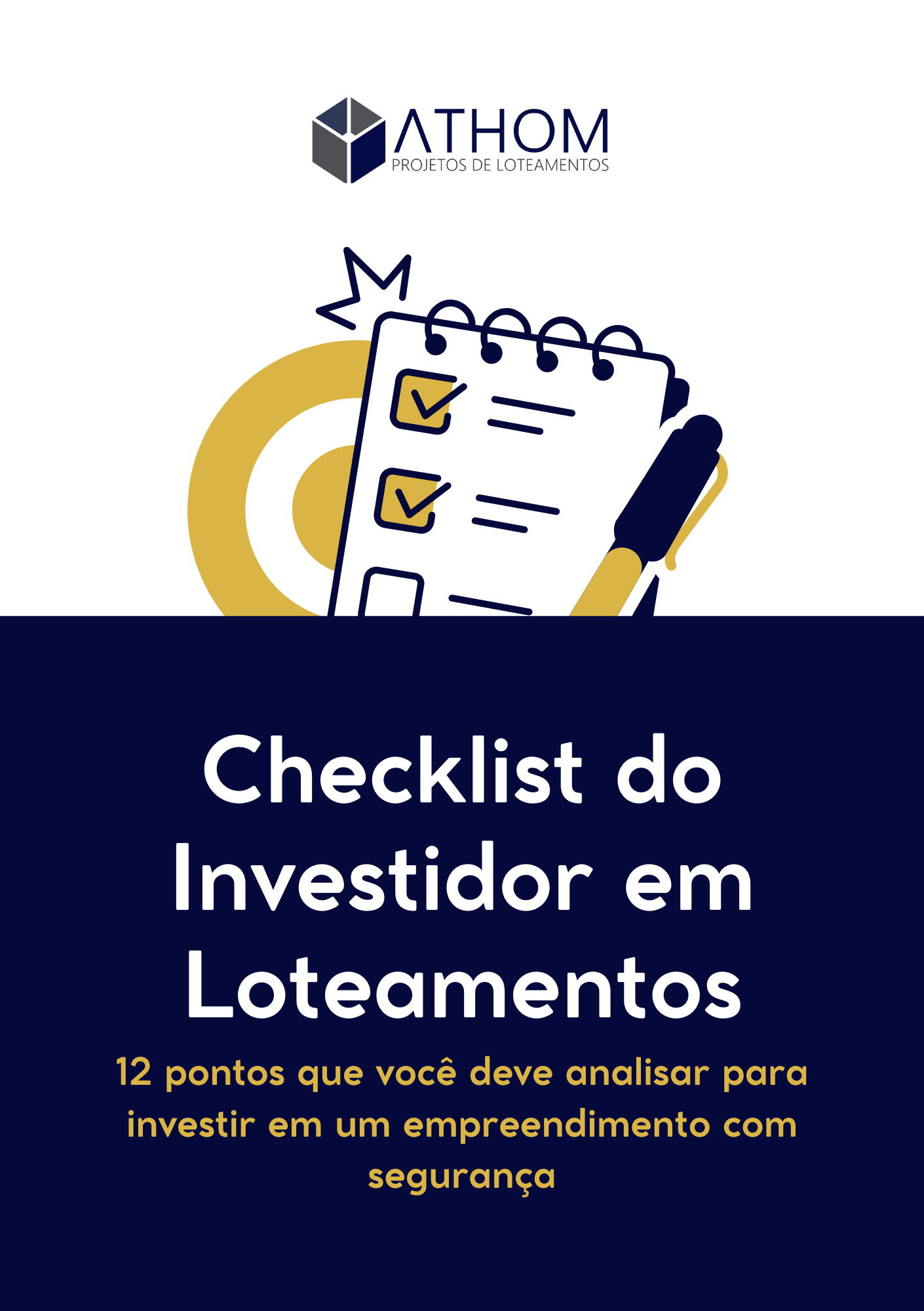Capa Ebook - Checklist do Investidor em Loteamentos